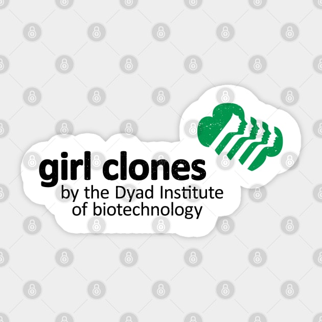 Girl Clones Sticker by monsieurgordon